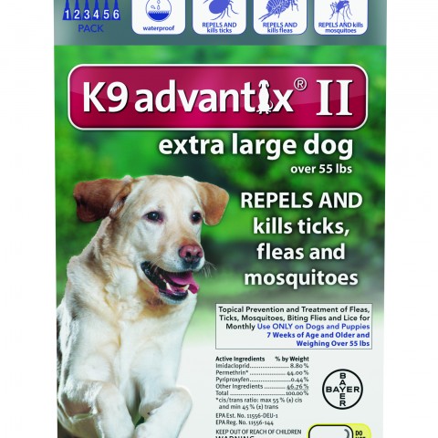 K9AdvantixII_6pk_XLargeDog_Front